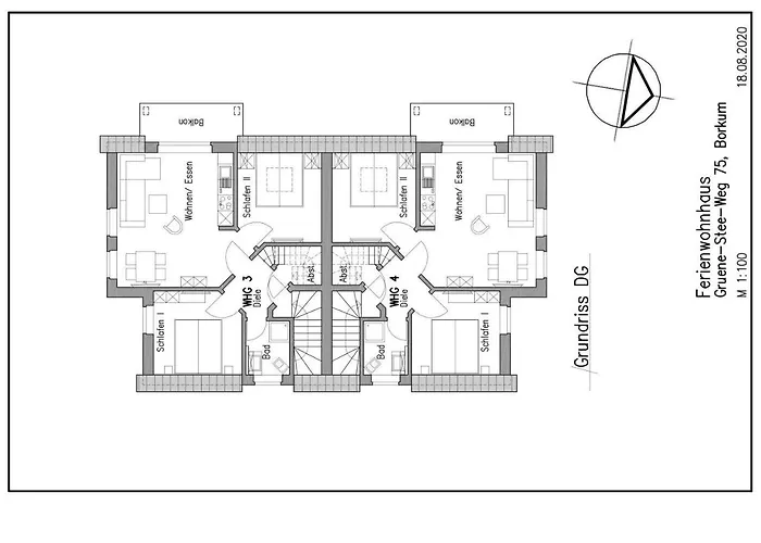 公寓 Suedstrandhus Urlaub Mit Hund 3 Oben *